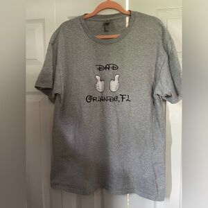 Disney Themed Dad Shirt Orlando FL, Size Large